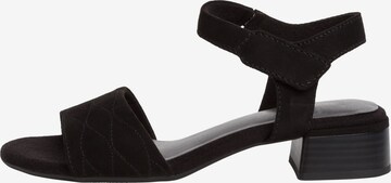 JANA Sandały w kolorze czarny