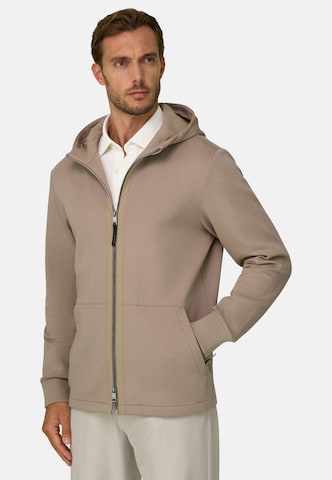Boggi Milano Bluza rozpinana w kolorze beżowy: przód