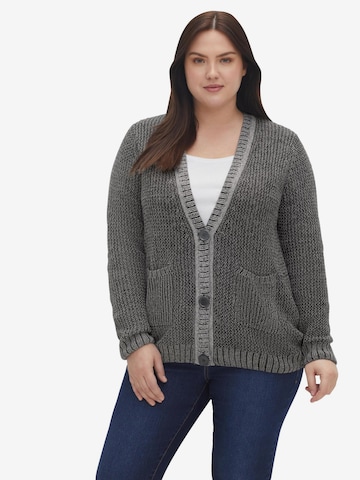 SHEEGO Strickjacke in Grau: predná strana