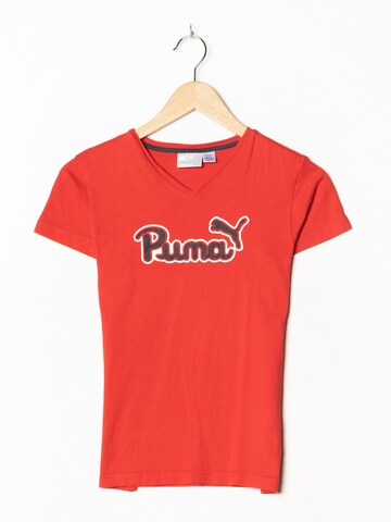 PUMA Shirt in XXS-XS in Red: front