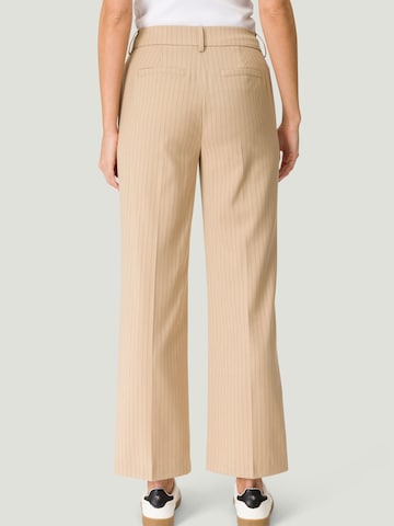 Regular Pantalon à plis zero en beige