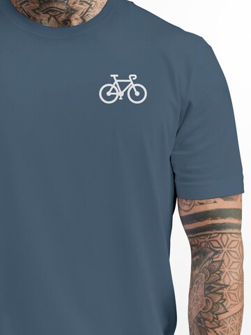 Neverless Shirt 'Fahrrad'‌‌‌‌‌‌‌‌‌ in Blau