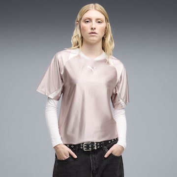T-shirt fonctionnel PUMA en rose : devant