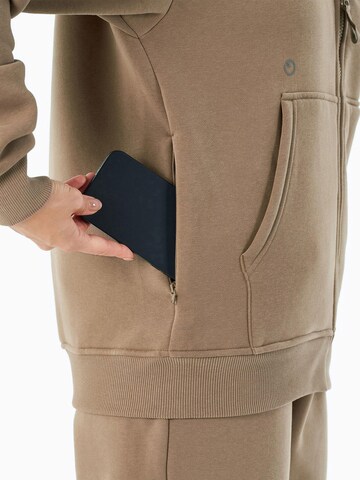 Organication Zip-Up Hoodie in Brown