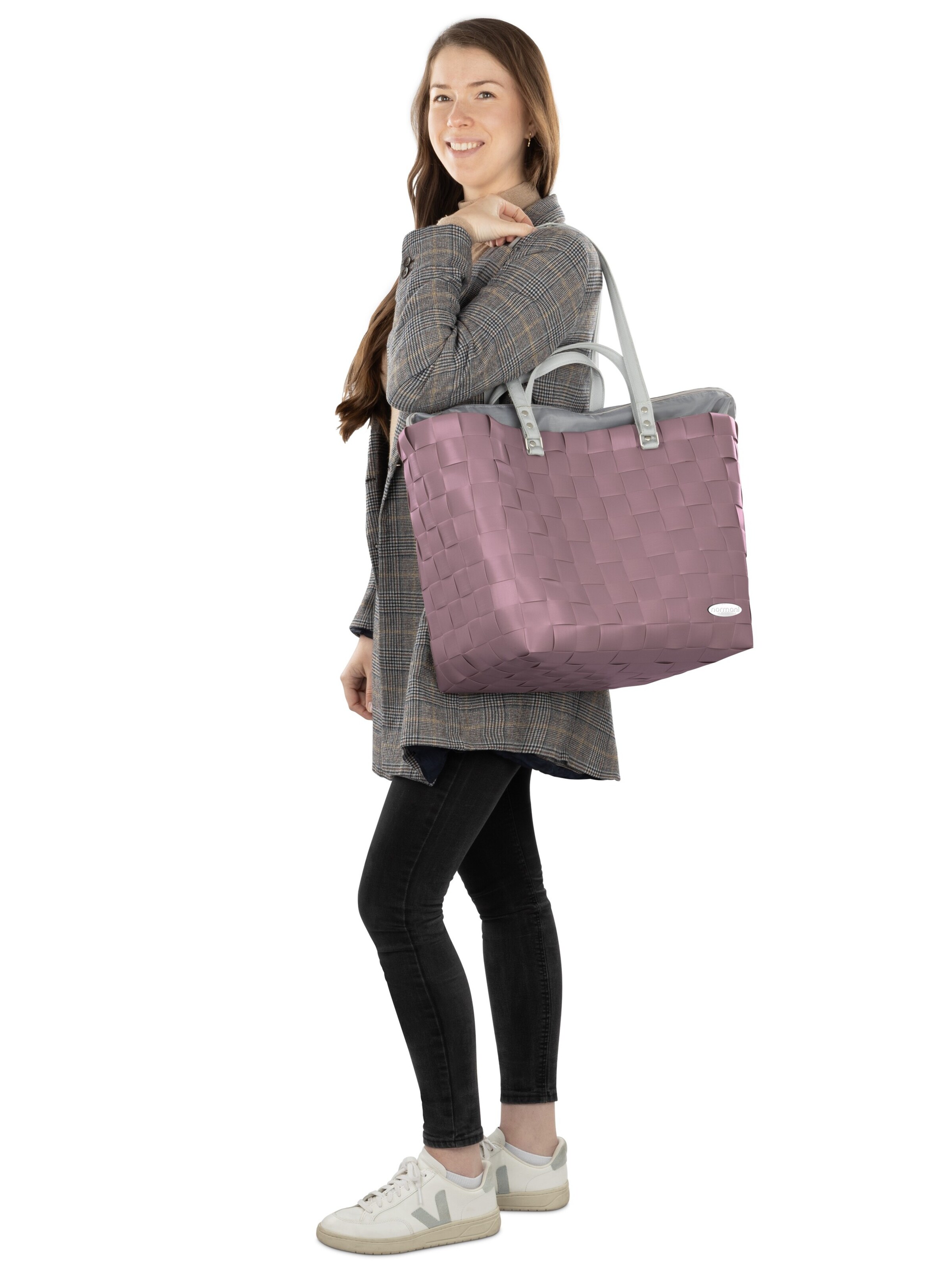 Cabas 'Tamanarte' normani en rose : devant