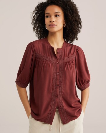 WE Fashion - Blusa en rojo: frente