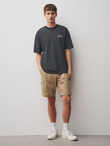 Regular Pantalon cargo Next en gris