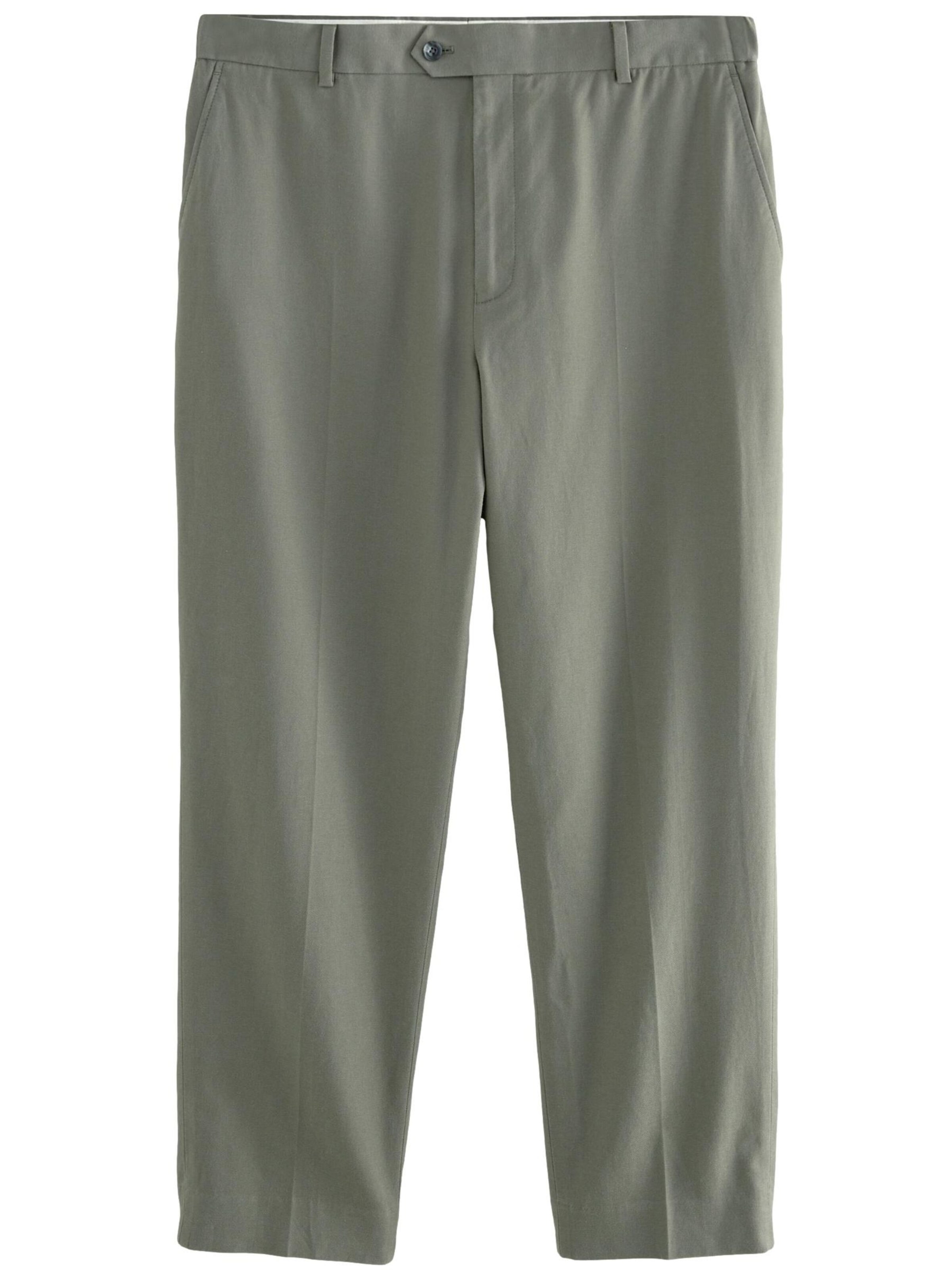 Next Slimfit Hose in Grün: Vorderseite