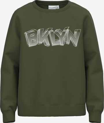 NAME IT Sweatshirt 'Vildar' in Green: front