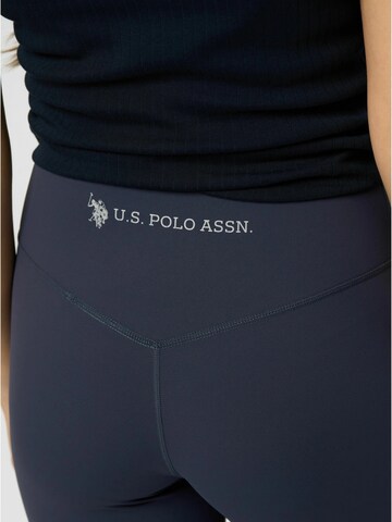 U.S. POLO ASSN. Skinny Leggings 'Jane' in Blauw