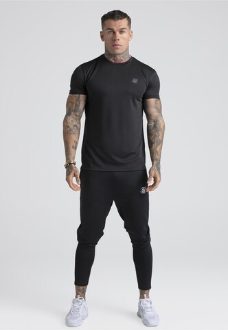 SikSilk T-Shirt in Schwarz