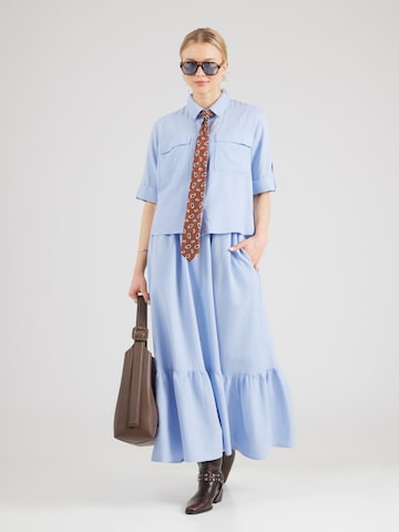 Chemisier 'AWRYDER FABIANA' VERO MODA en bleu