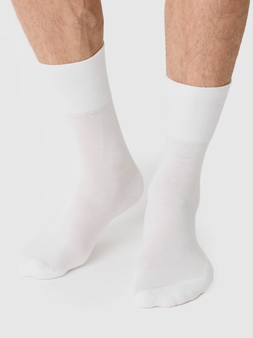 Nur Die Freizeitsocken ' Baumwolle Aktiv Sport und Freizeit ' in Weiß: Vorderseite