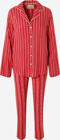 TRIUMPH Pyjama 'Boyfriend' in Rood: voorkant