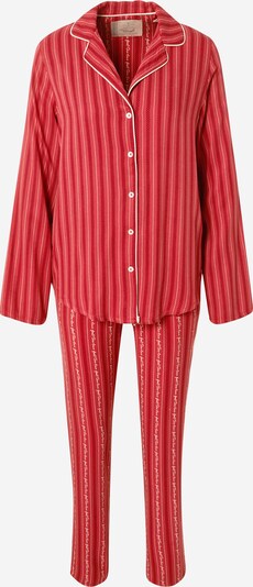 TRIUMPH Pižama 'BOYFRIEND' | rdeča / temno rdeča / bela barva, Prikaz izdelka