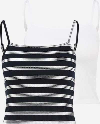 Only (Petite) Haut 'LARRA' en noir / blanc, Vue avec produit