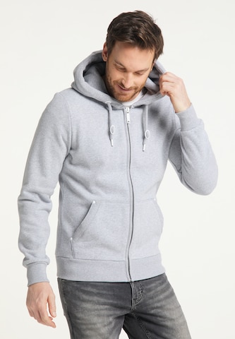 DreiMaster Maritim Sweatjacke in Grau: predná strana