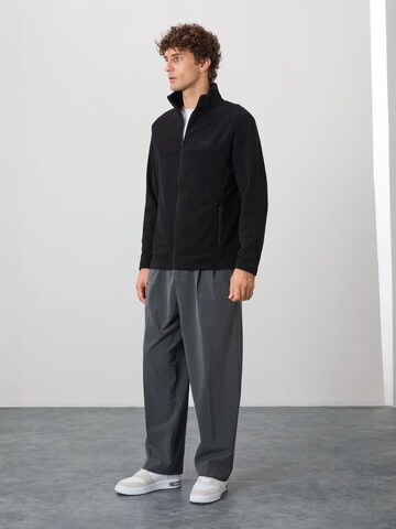 Tommy Life Fleece jacket in Black