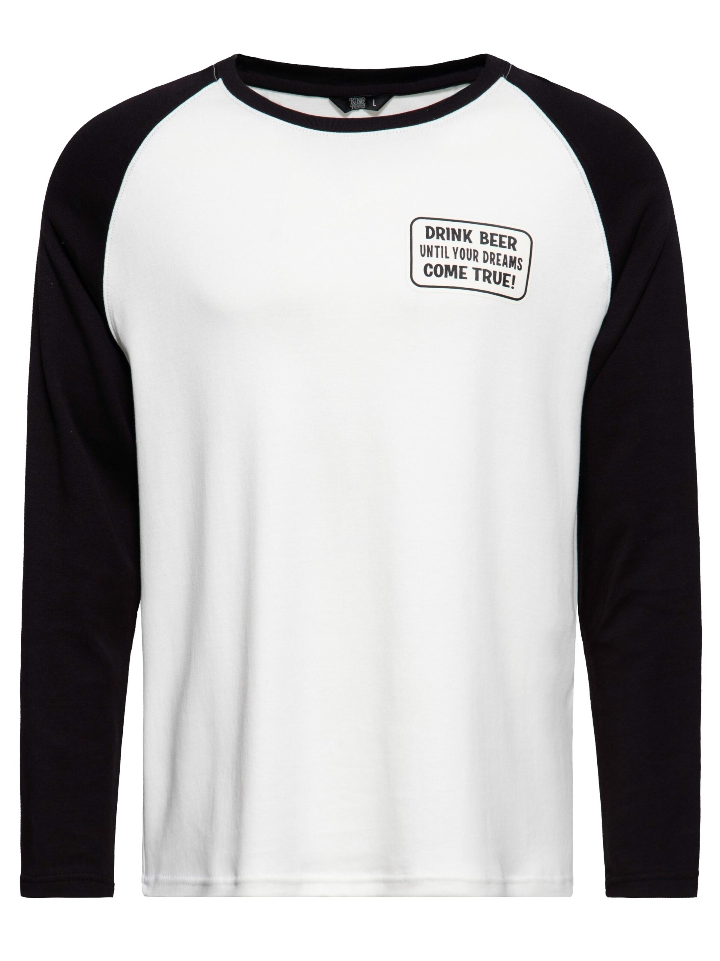King Kerosin Shirt 'Ring-a-ding ding' in XXXL/Regular in White, Item view