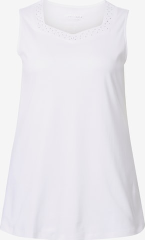 Ulla Popken Top in Wit: voorkant