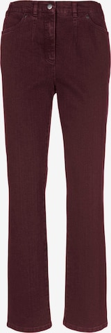 Goldner Jeans 'Anna' in Red: front