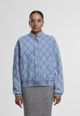Veste mi-saison 'NMClaire Quilt' Noisy may en bleu : devant