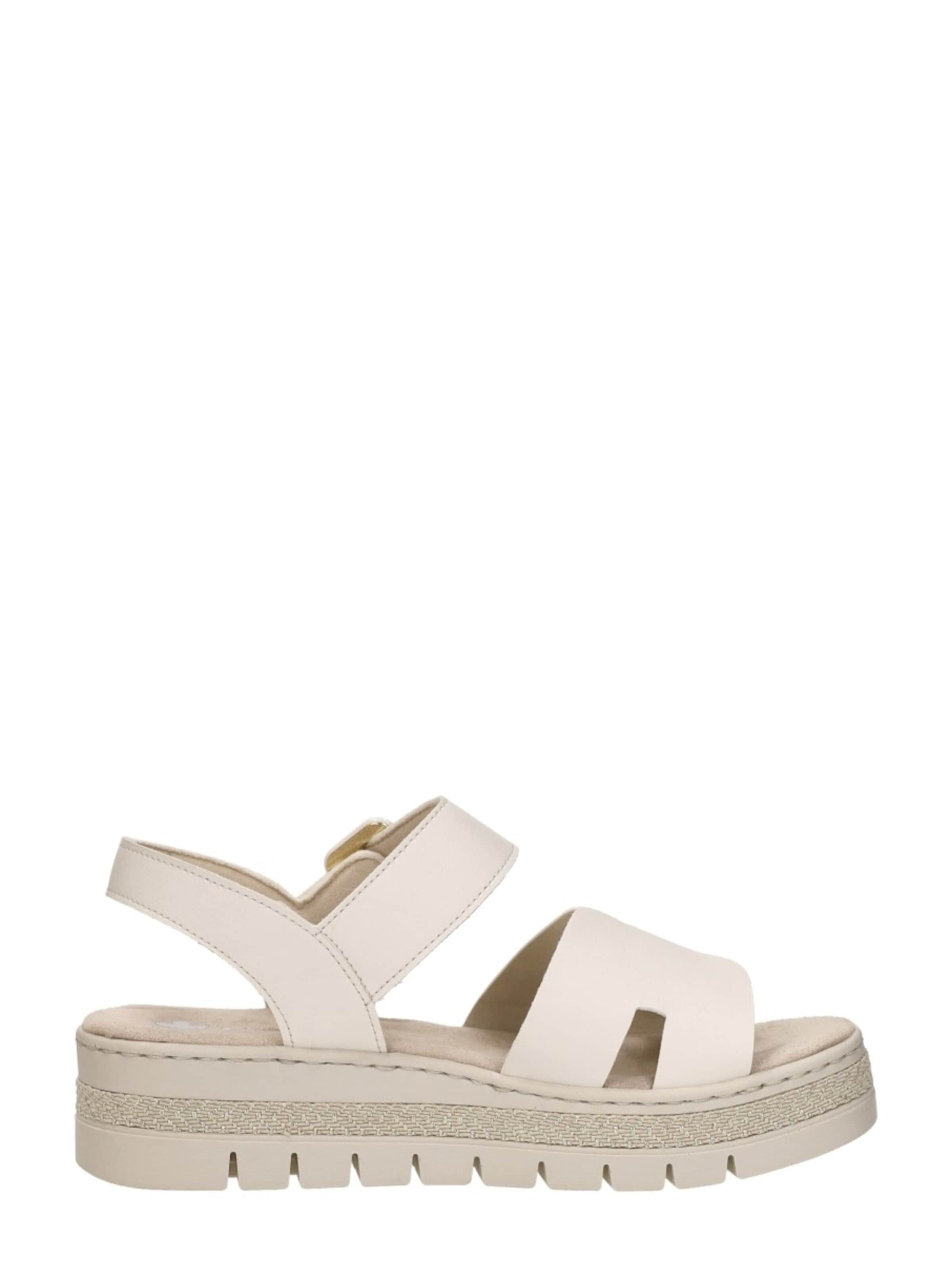 Rieker Sandal 'Sandalen Plat' in Grey
