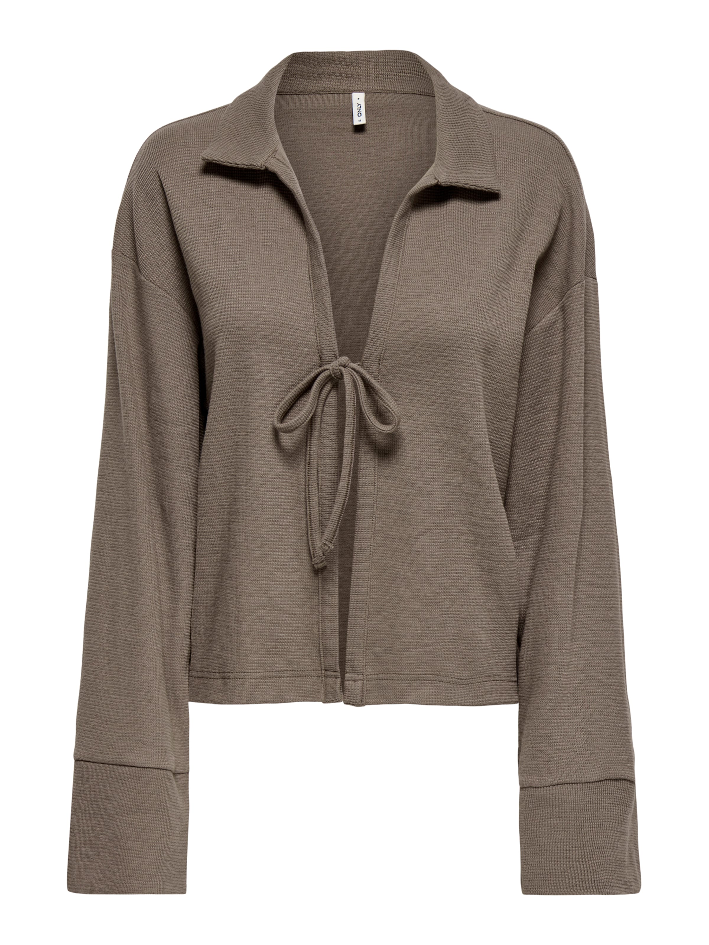 Geacă tricotată 'ONLAGNETE' de la ONLY pe maro: față