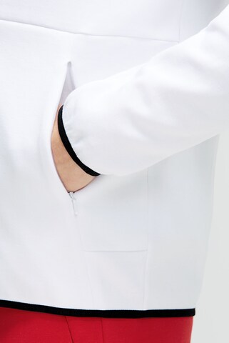 CAMP DAVID Zip-Up Hoodie in White