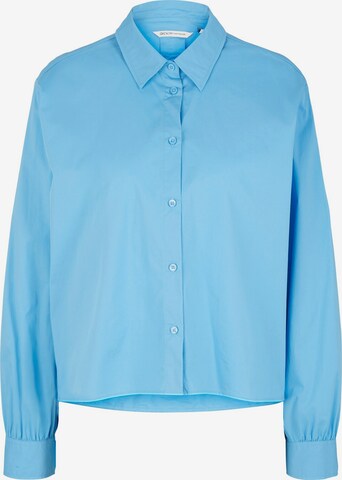 Camicia da donna di TOM TAILOR DENIM in blu: frontale