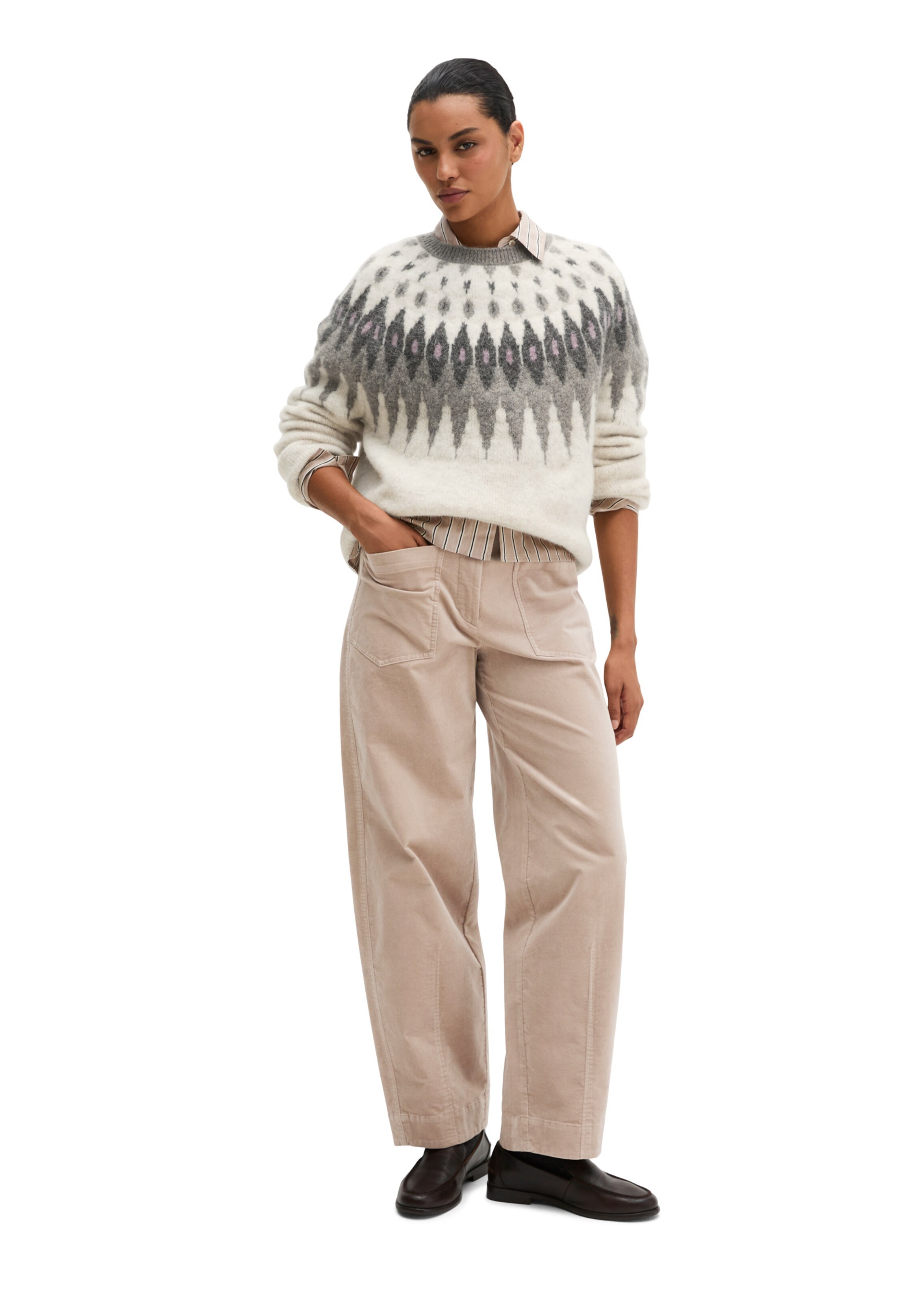 Marc O'Polo Trui in Beige: voorkant