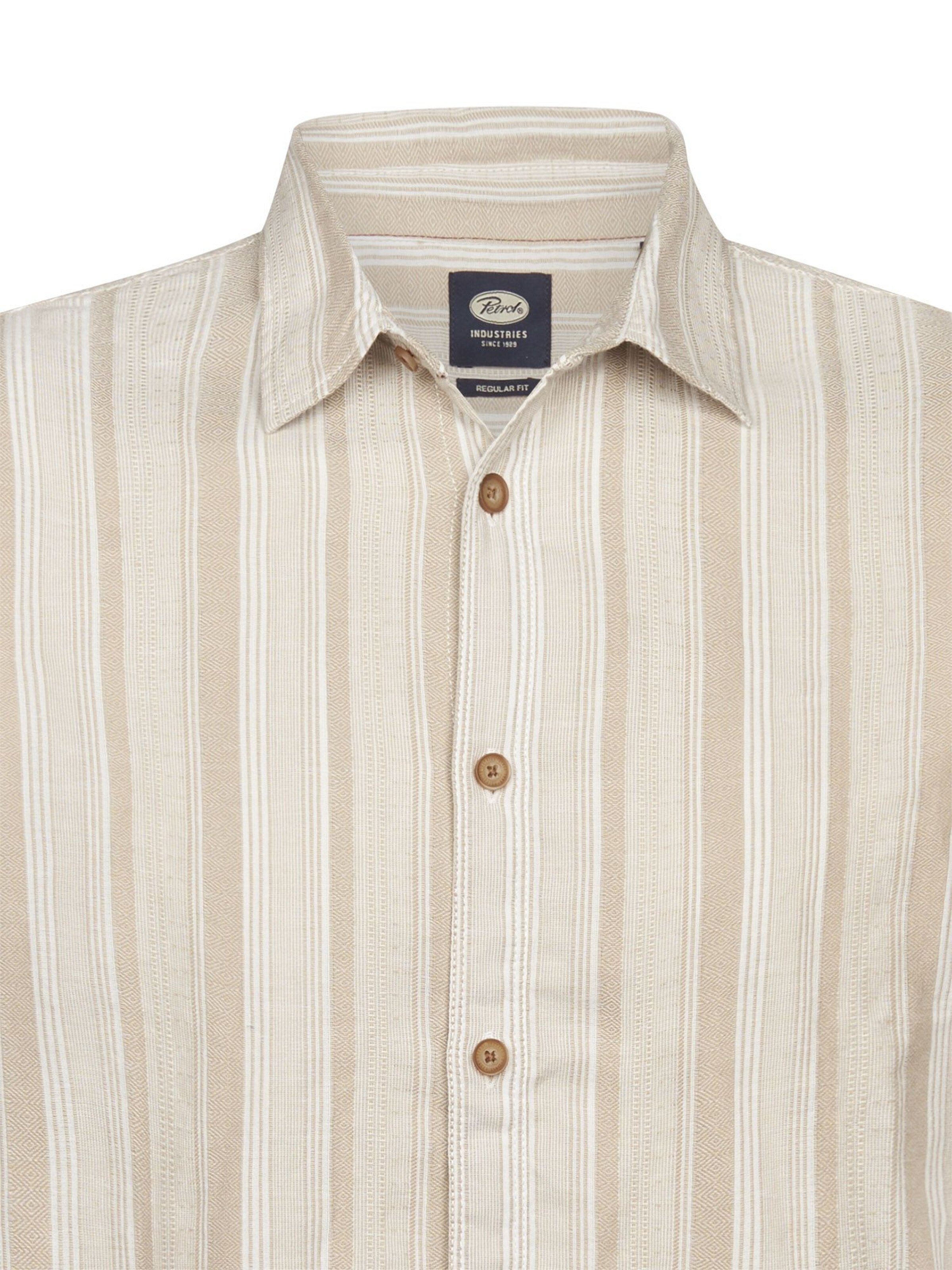 PETROL INDUSTRIES MEN Regular Fit Hemd‌‌‌‌‌‌‌‌‌ in Beige