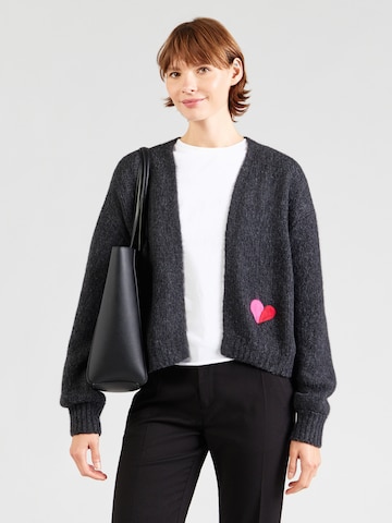 PRINCESS GOES HOLLYWOOD Strickjacke in Schwarz: Vorderseite