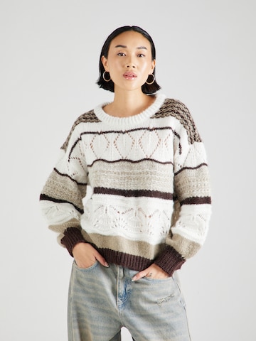 ONLY Sweater 'ADINA' in Beige: front