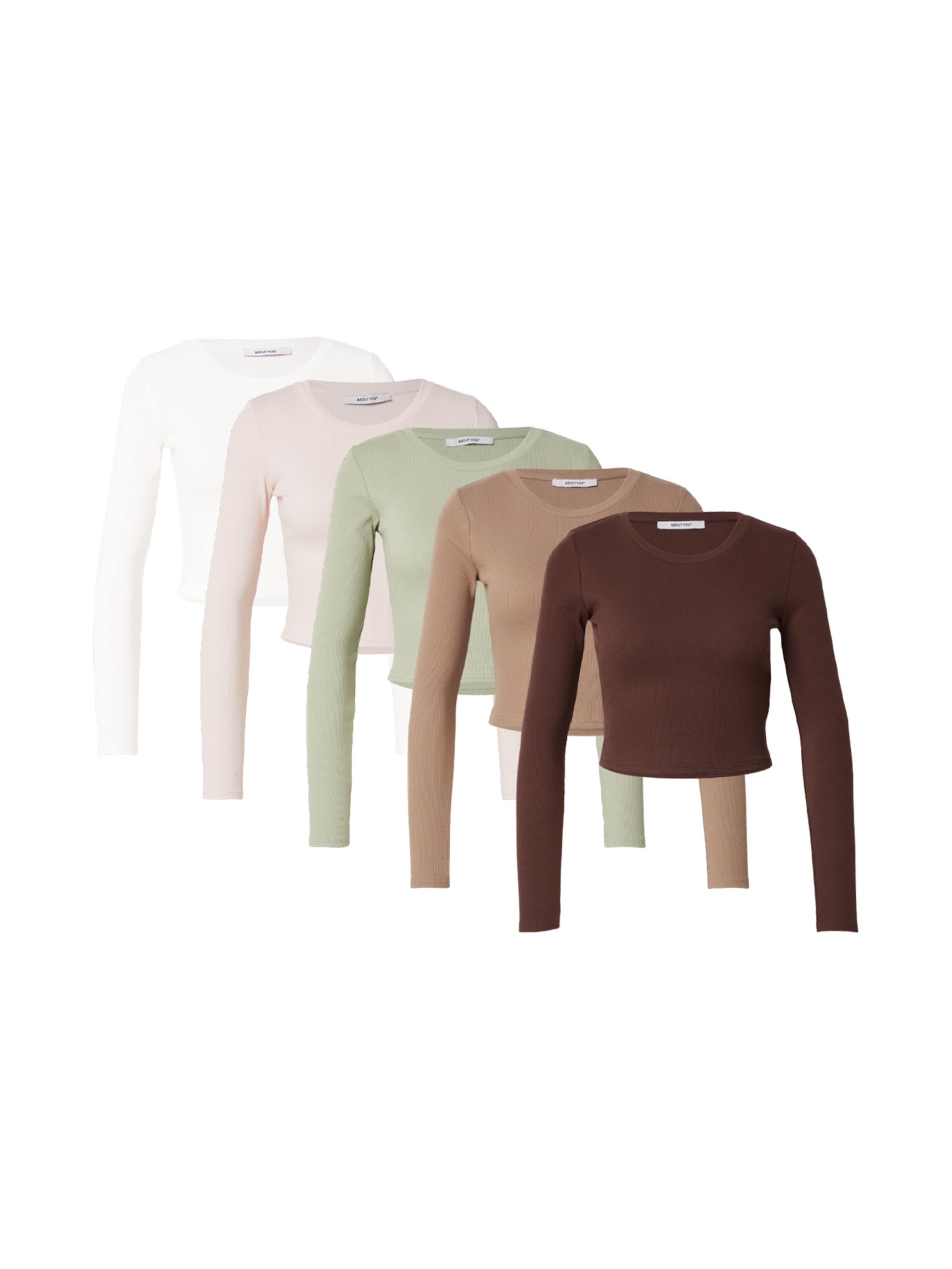 ABOUT YOU Shirt in Brown: front