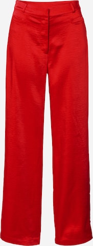 VIERVIER Wide leg Pants 'Carla' in Red: front