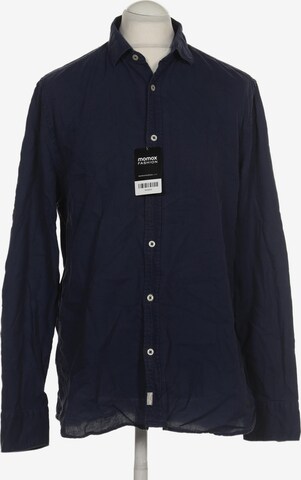 Marc O'Polo Button Up Shirt in XL in Blue: front