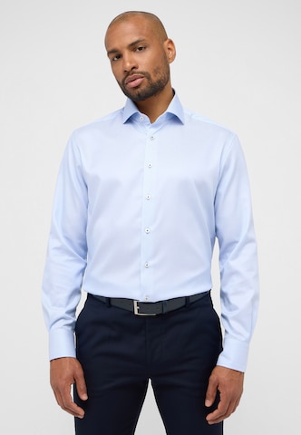 ETERNA Regular fit Zakelijk overhemd in Blauw: voorkant