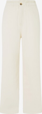 Pepe Jeans Wide Leg Hose in Weiß: predná strana