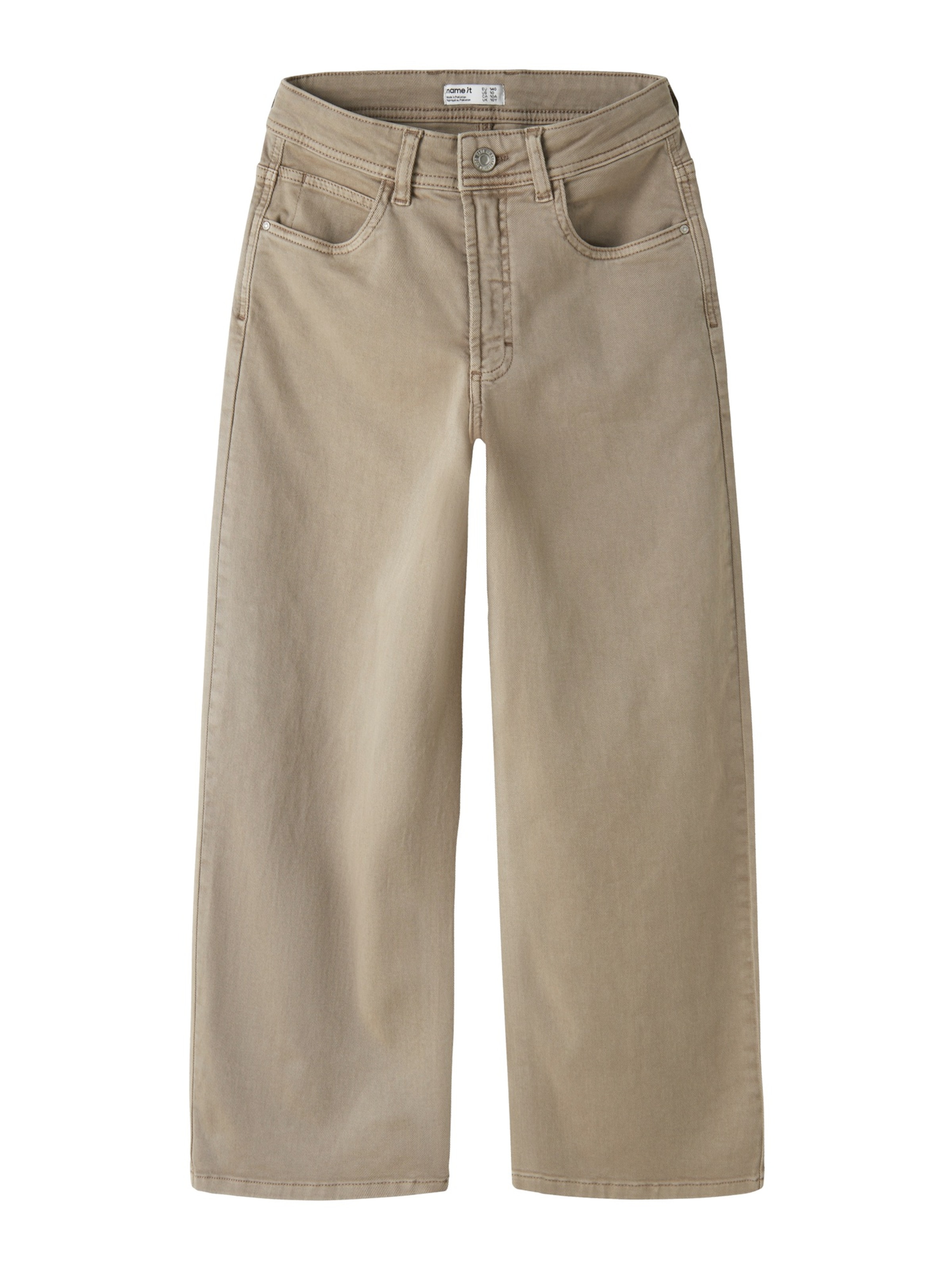 NAME IT Baggy Broek 'NKMBen' in Bruin: voorkant