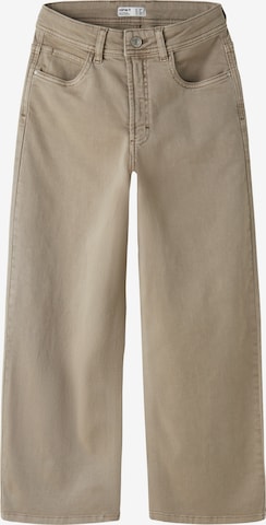 NAME IT Baggy Housut 'NKMBen' värissä ruskea: etupuoli