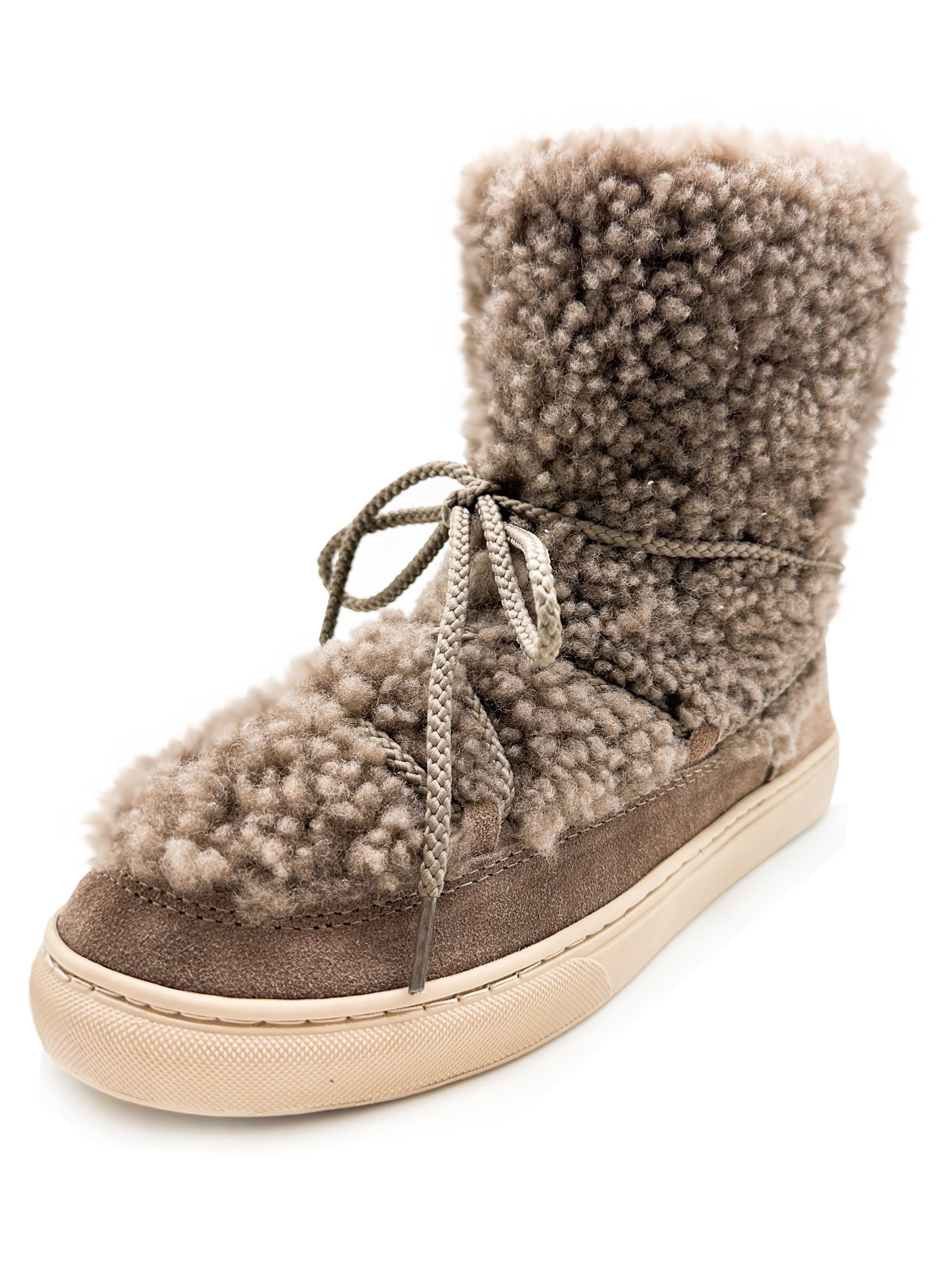 thies Schnürstiefel 'thies 1856 ® Sheep Lace Boots'‌‌‌‌‌‌‌ in Beige: Vorderseite