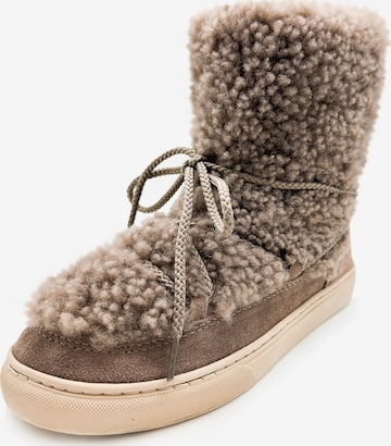 thies Schnürstiefel 'thies 1856 ® Sheep Lace Boots' in Beige: Vorderseite