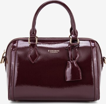 Borsa a tracolla 'Borsa Bauletto Ardena Lux Vegan Leather - , , Blu' di Diana&Co. in rosso: frontale