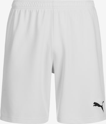 PUMA Workout Pants 'TeamRise' in White: front