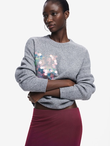 Desigual Pullover in Grau