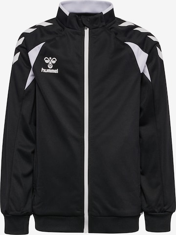 Hummel Sports sweat jacket 'Core 2.0' in Black: front