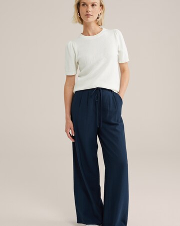 Pull-over WE Fashion en blanc