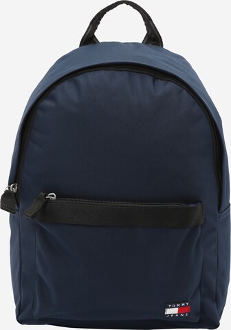 Tommy Jeans Backpack 'ESSENTIAL' in Blue: front