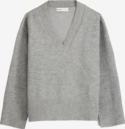 Bershka Pull-over en gris chiné, Vue avec produit